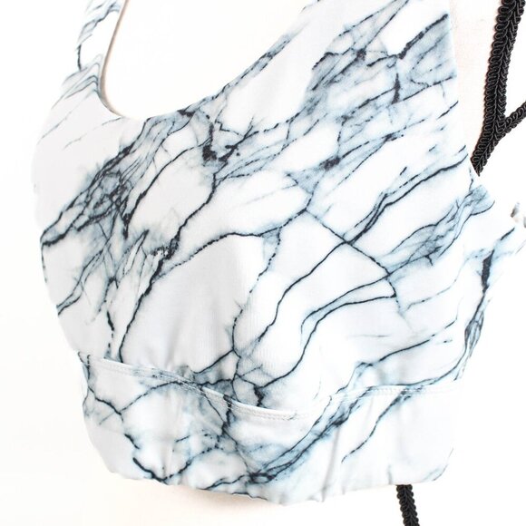 JustFab Active Sports Bra - Marble Swirl -XL - Picture 3 of 8